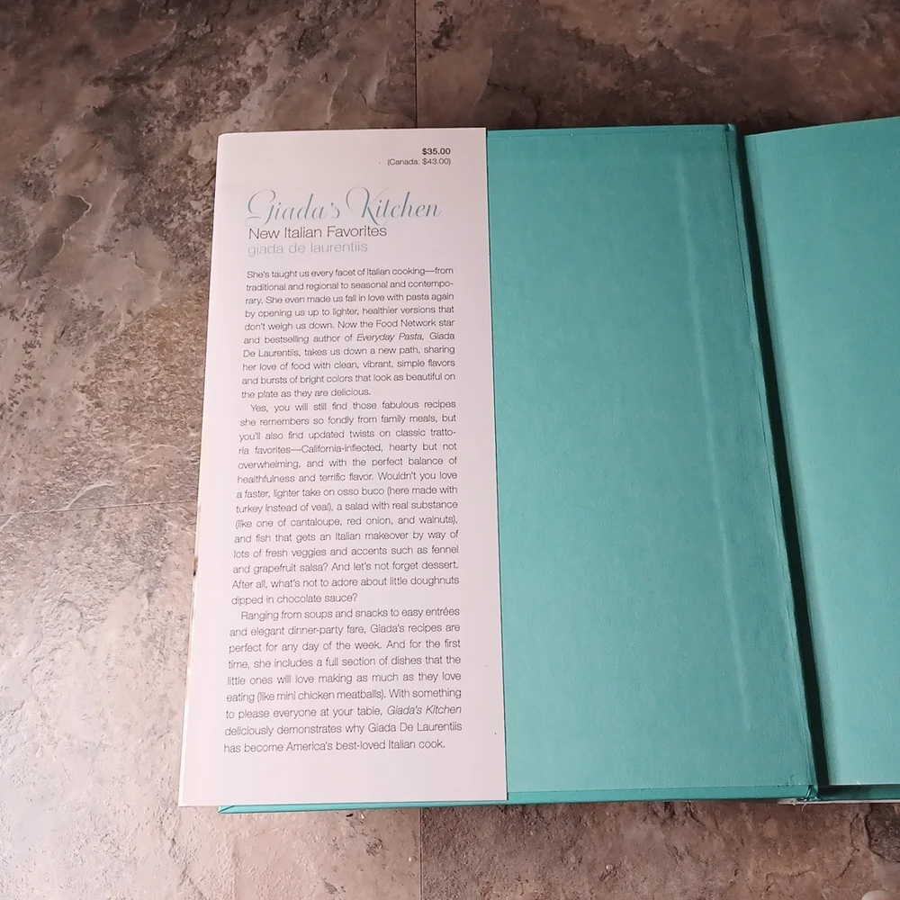 Giada's Kitchen Cookbook Hardback